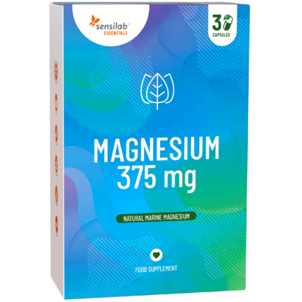 Magnesium 375 mg, High Dose - 30 Capsules
